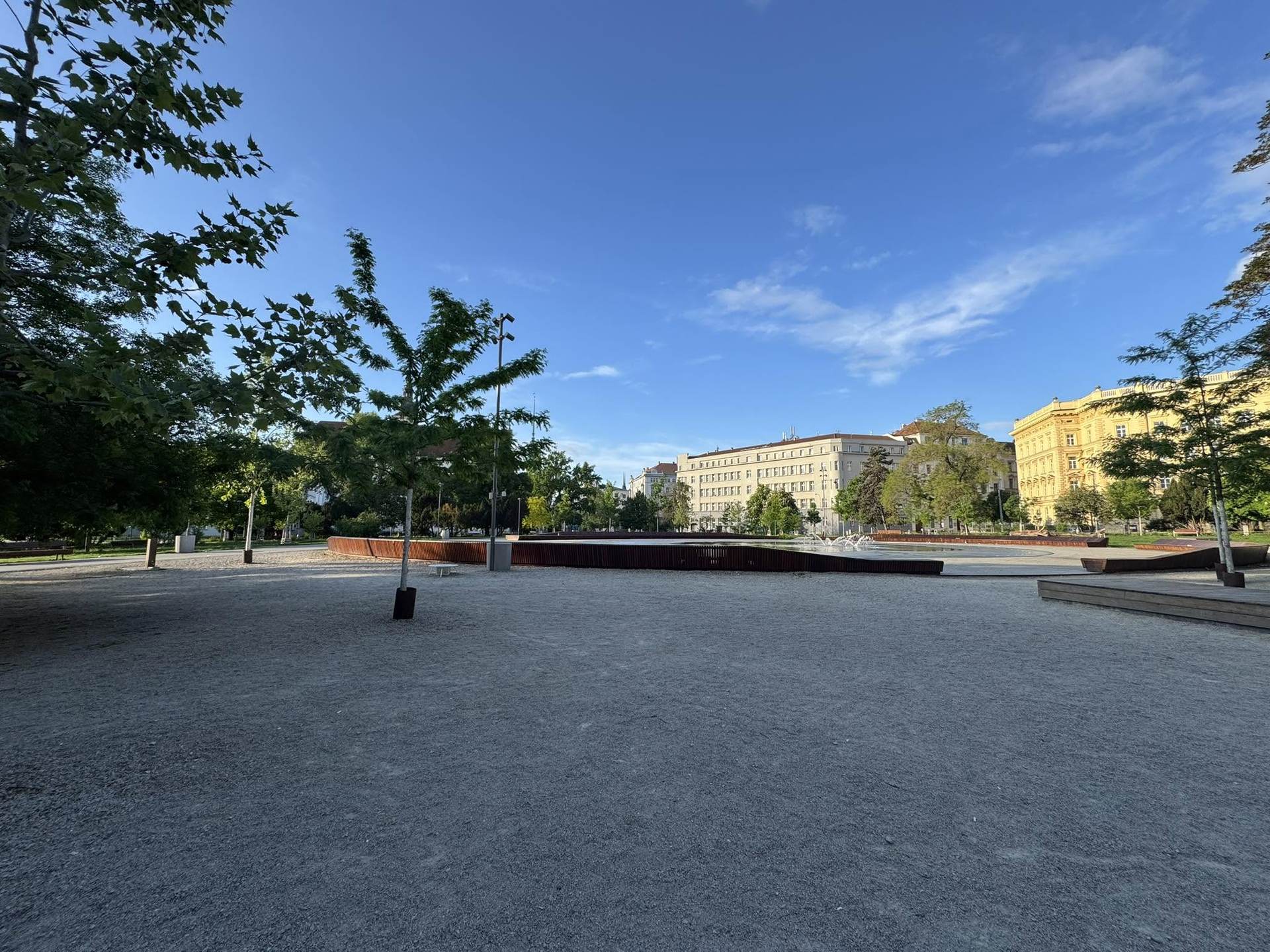 Park na Moravském náměstí v Brně
